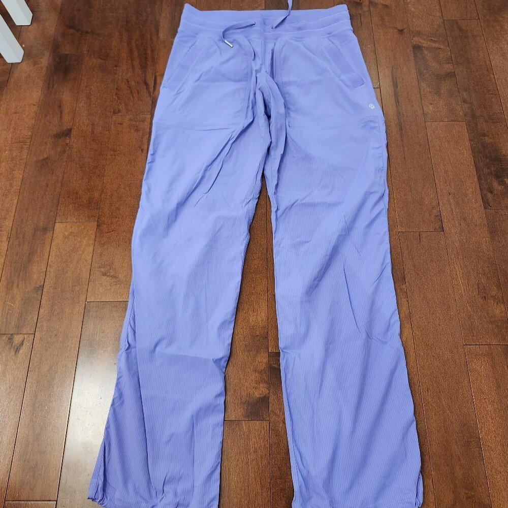 Lululemon women's purple studio pants in size 8 unlined